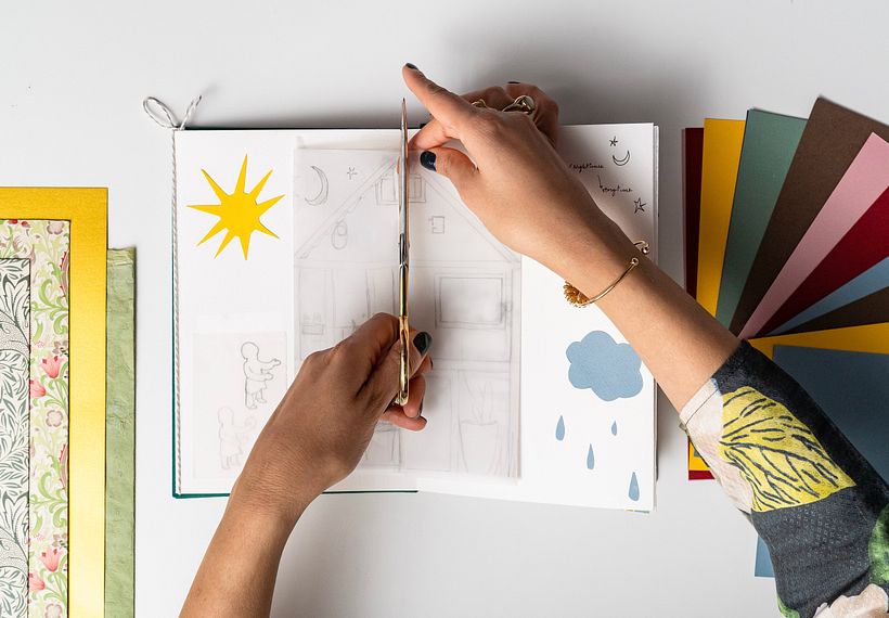 A sketchbook is your personal space where you have complete freedom to do what you please.