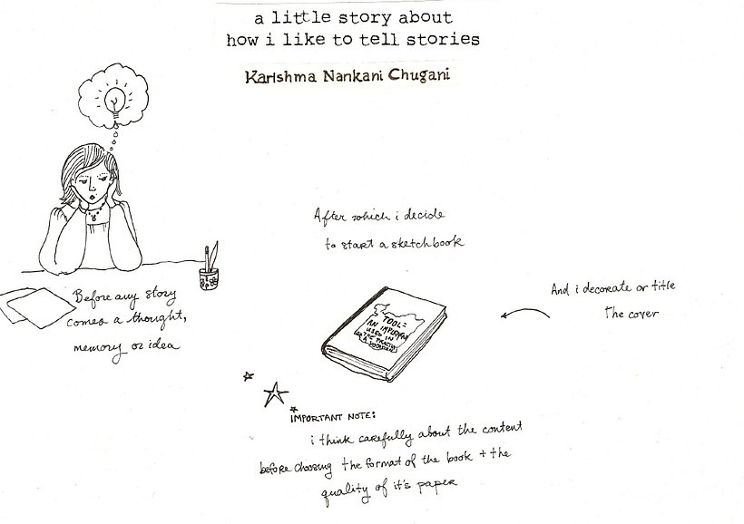 Preview of 'A little story about how I like to tell stories', by Karishma Chugani
