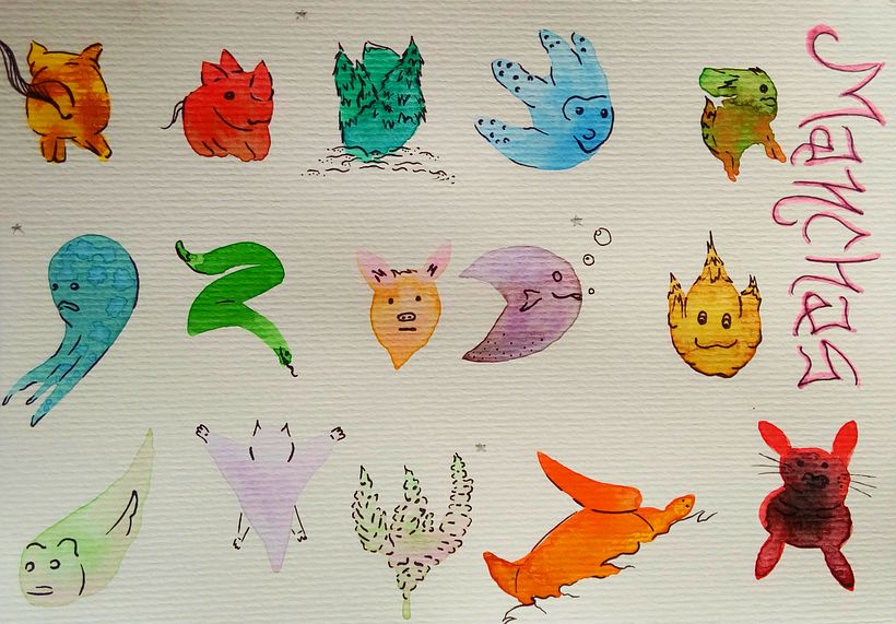 Creando personajes a partir de manchas