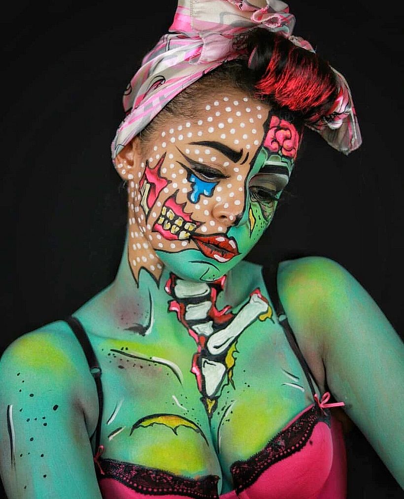 Zombie 🧟‍♀️ Pop Art  1