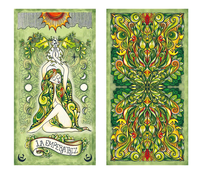 Tarot ilustrado - Carta La Emperatriz