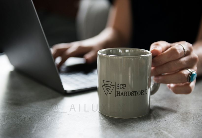 logo nuevo + mockup de taza