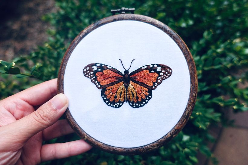My project in Realistic Embroidery Techniques course 3