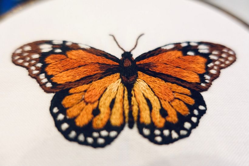 My project in Realistic Embroidery Techniques course 3