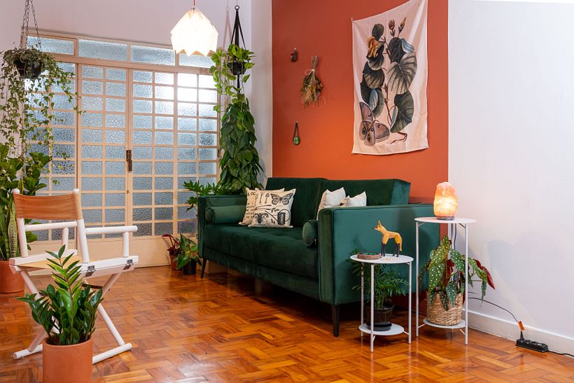 Visão geral do ambiente decorado por Daniel