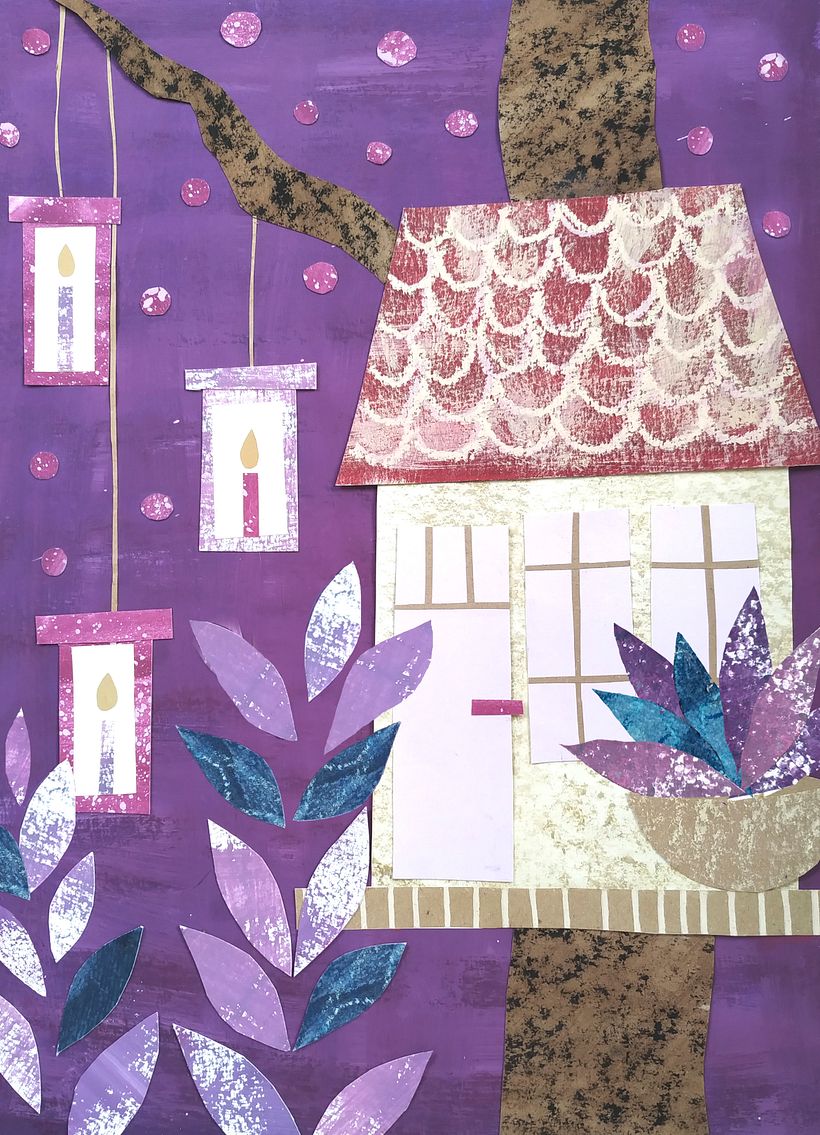 My project in Story Illustration with Paper course 2