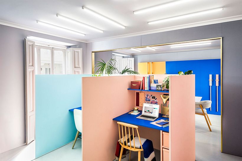 A living room cubicle.