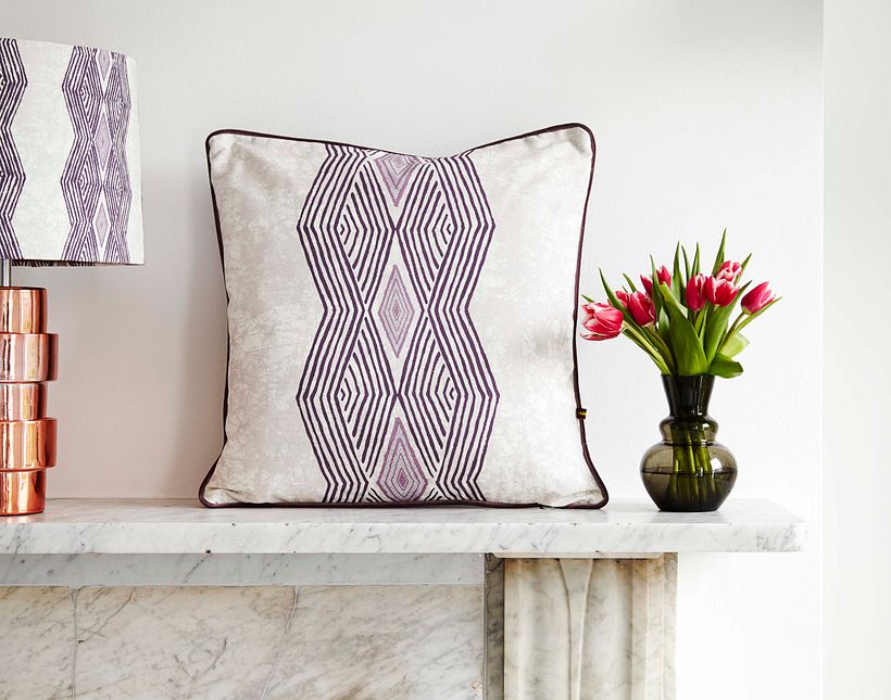 Odi Purple Cushion