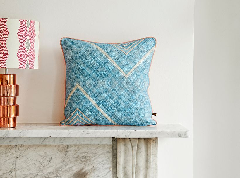 Iri Blue Cushion