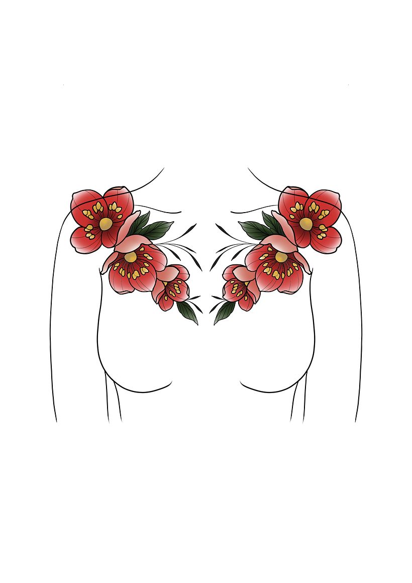 My final project - Botanical Chestpiece Design 2