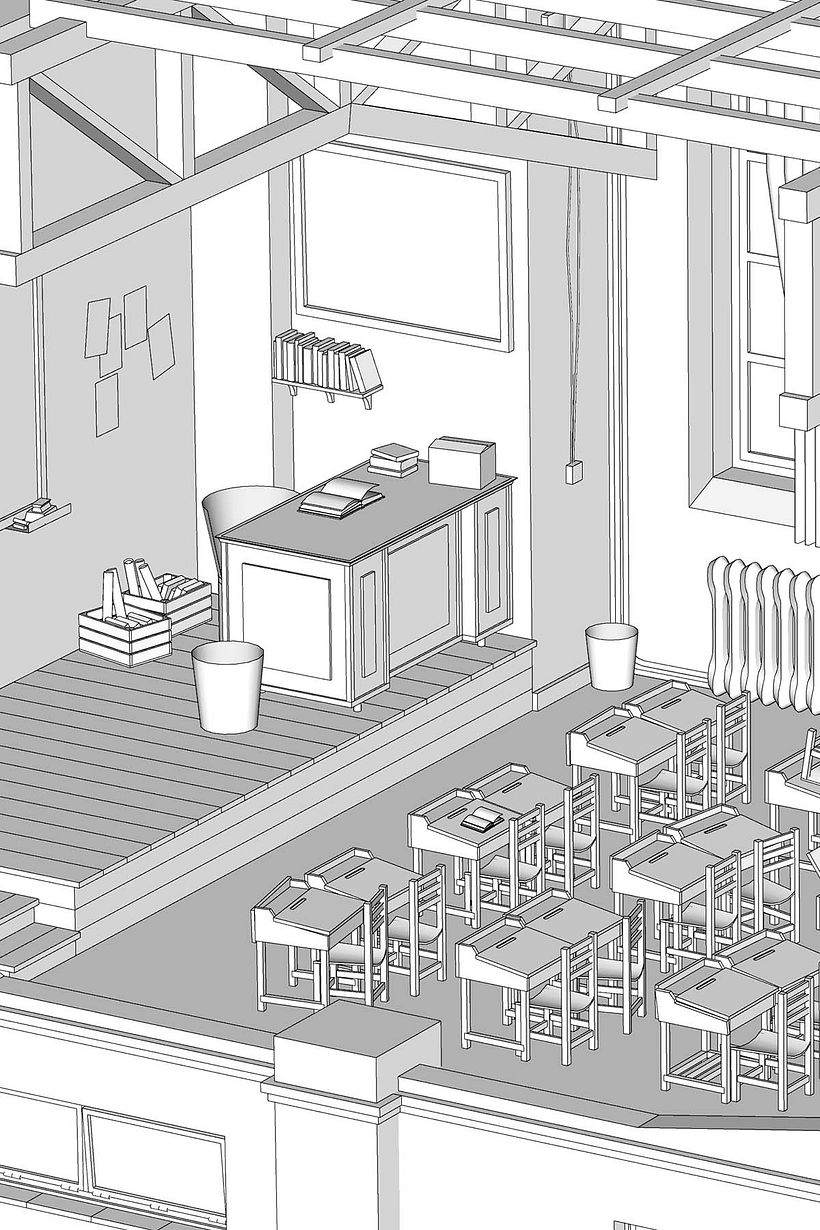 Detalle del modelo de SketchUp (1)