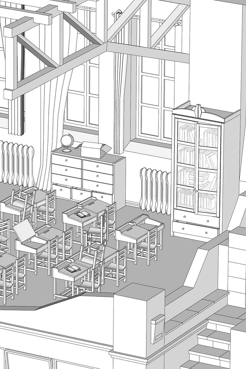 Detalle del modelo de SketchUp (2)