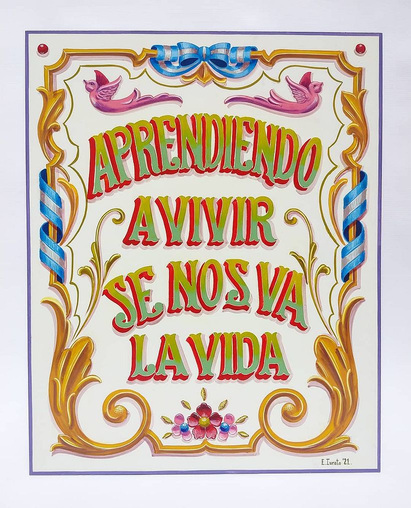 Fileteado por Emanuel Iurato.