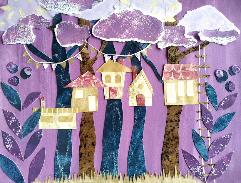 My project in Story Illustration with Paper course 1