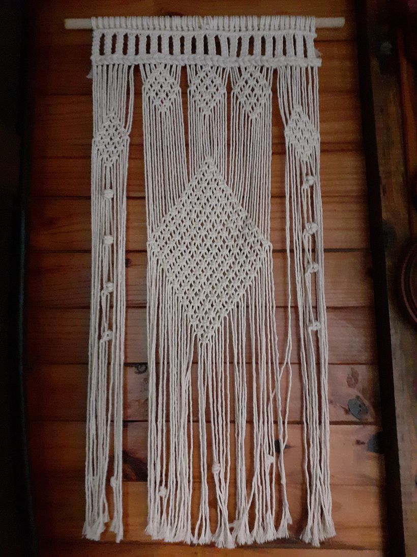 Mi Proyecto del curso: Macramé: nudos básicos y complejos  6