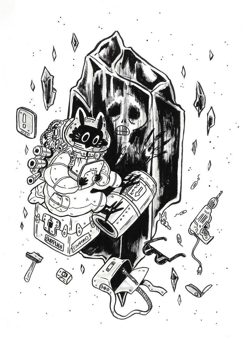inktober prompt "crystal"