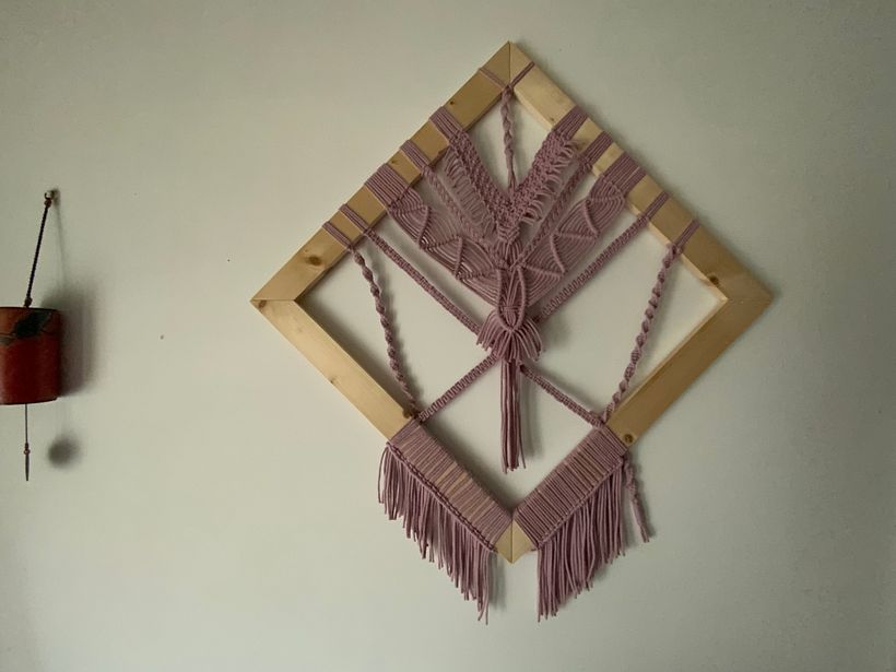 Meu projeto do curso: Introdução à tapeçaria em macramê 2