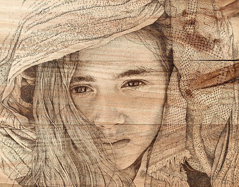 Nomads on wood 1