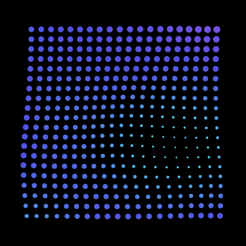 Two of my sketches in Creative Coding: Making Visuals with JavaScript course 2