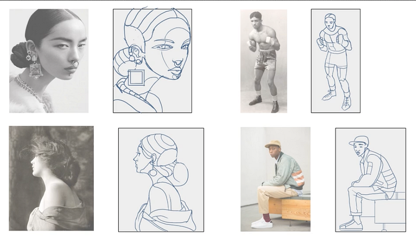 Here are four examples using the same process.