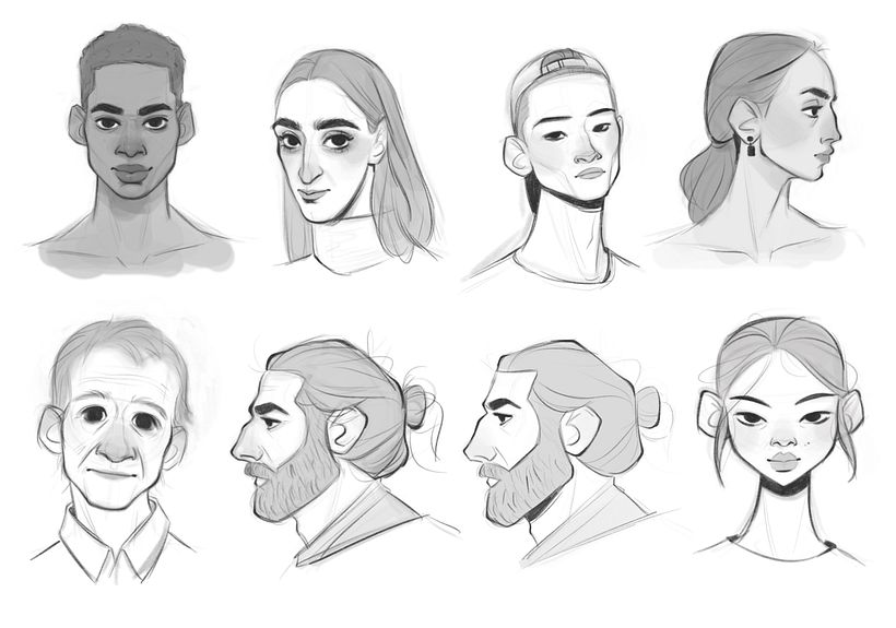 Character Sketches 9
