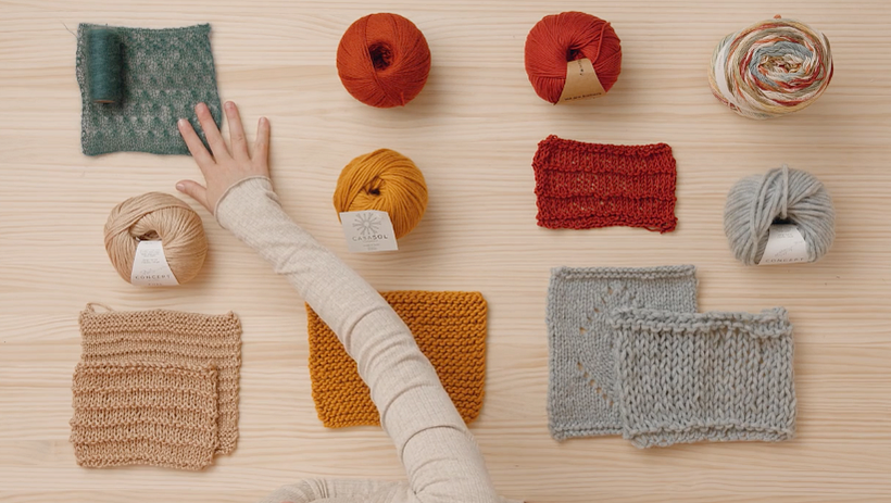 The yarn we choose defines our design.