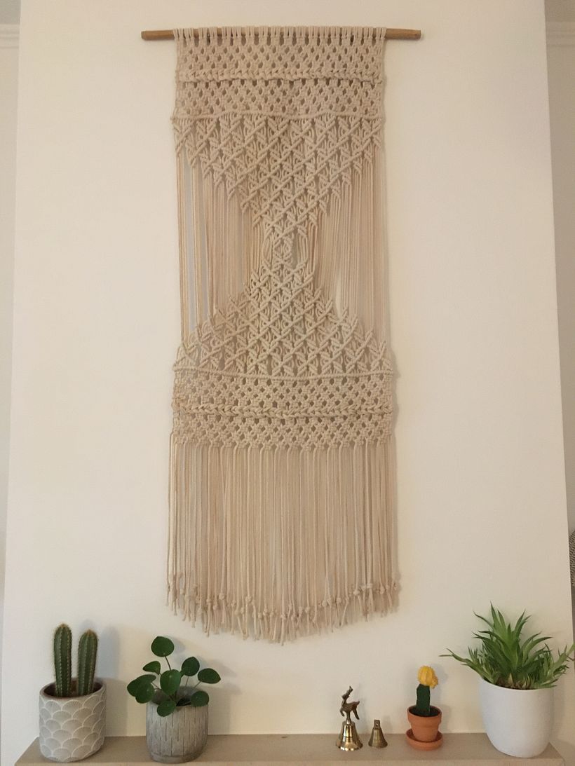 Mi Proyecto del curso: Macramé: nudos básicos y complejos  - Erweiterungsentwicklung