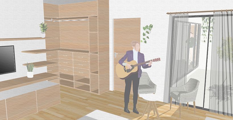 Ilustracion Habitacion.