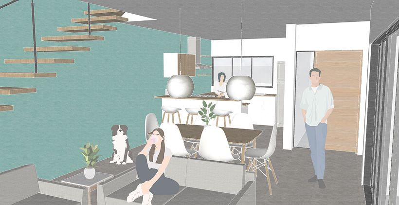 Ilustracion Area Comun.