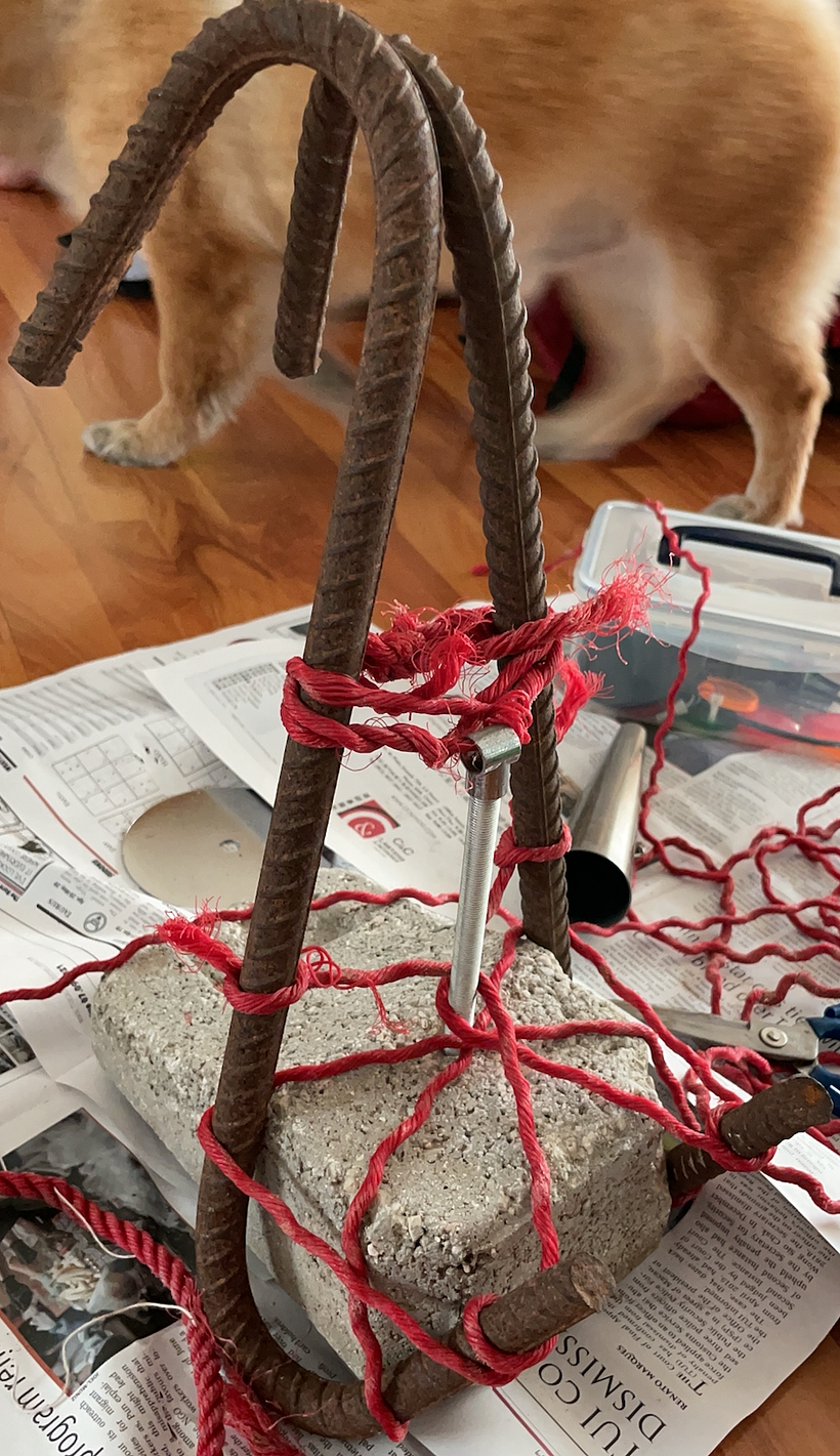 Playing around with ropes, trying to stabilize