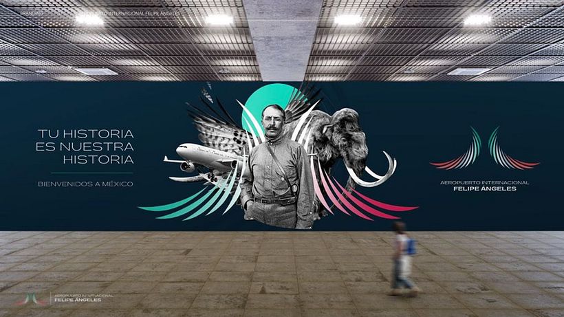 Material oficial con que AIFA dio a conocer su nueva identidad visual. 