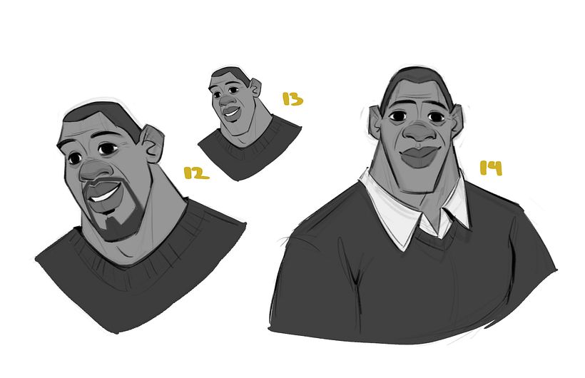 Some variations of the design the client liked