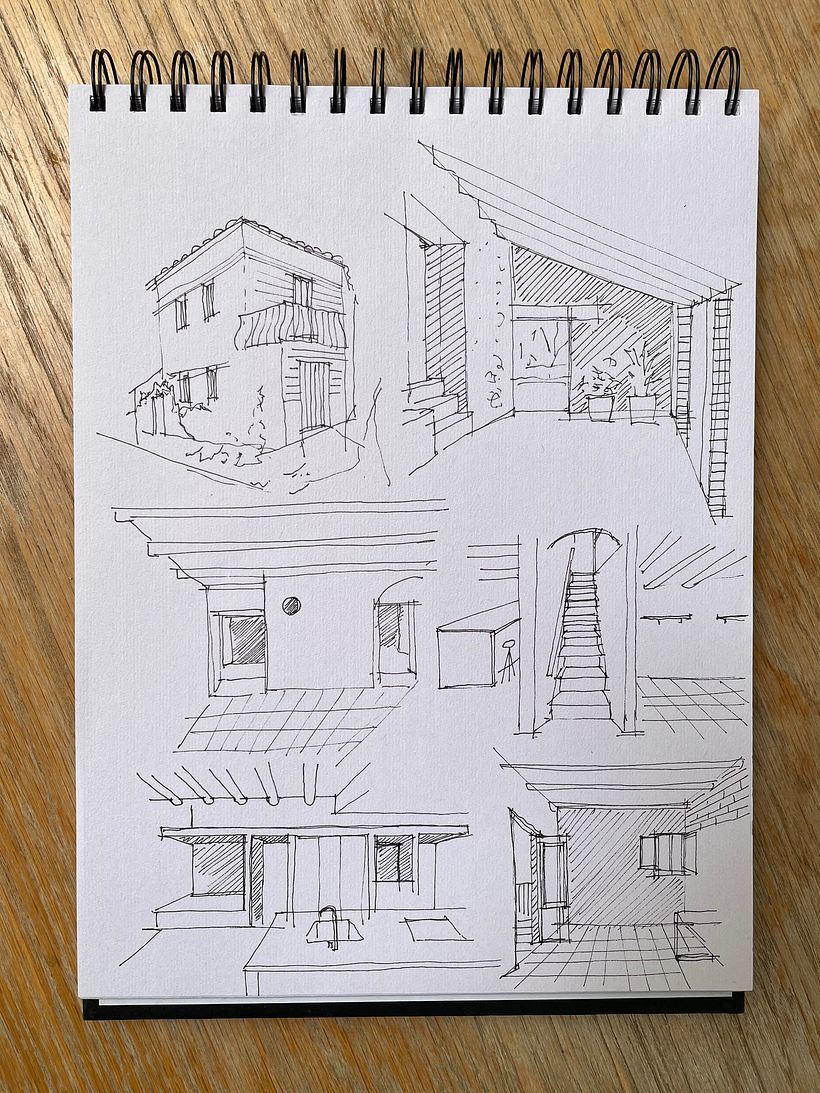 Le Corbusiers architectonische wandelschets