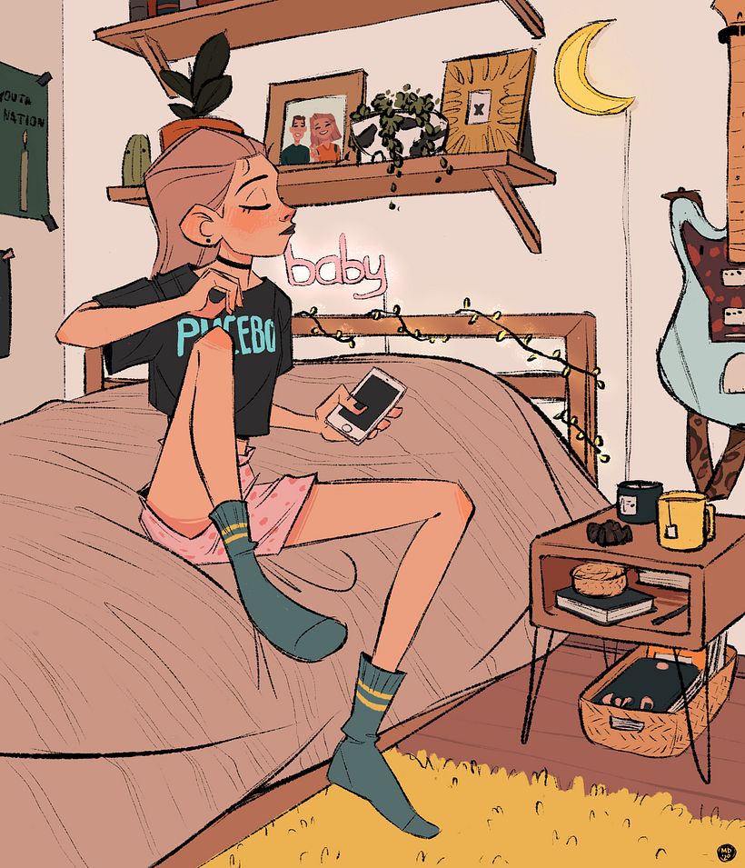 Getting ready to start the day