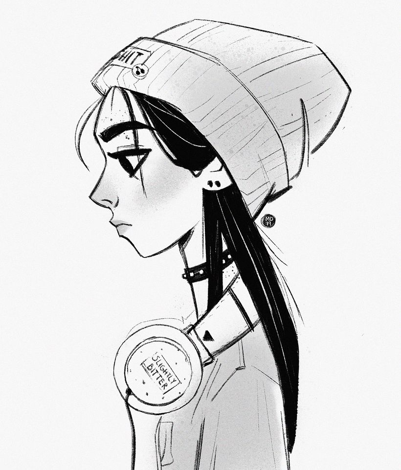 An exploration sketch of Céline