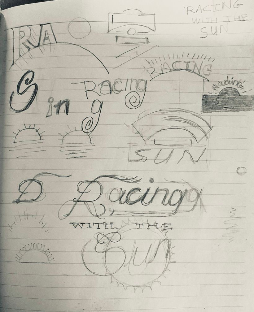 "Racing with the Sun" • Projet : Lettering publicitaire animé avec Procreate 2