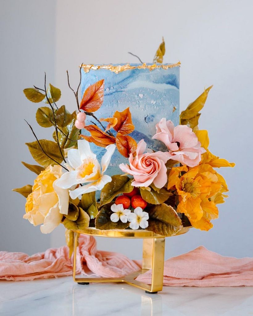 Criação do artista de cake design e professor da Domestika "Historias Del Ciervo"