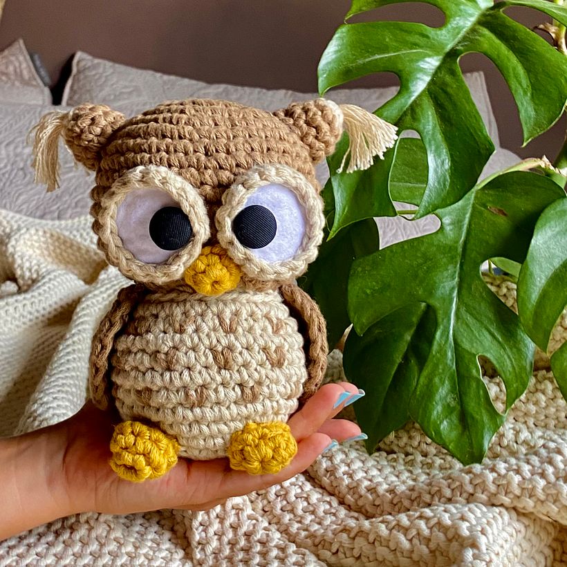 Amigurumi: Albert el Búho Domestika