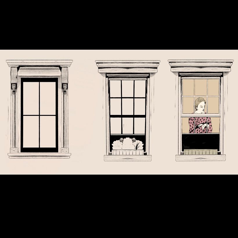 Al inicio del proyecto me pidieron enfocarme en el diseño de ventanas. Estas son algunas de ellas.