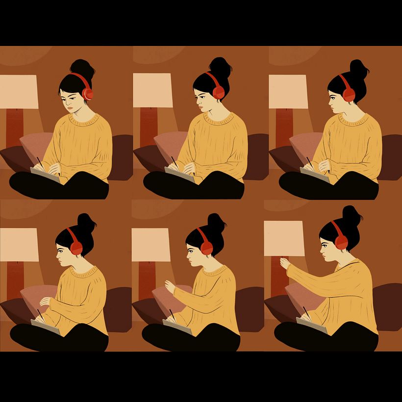 Poses para animar a Mabel.