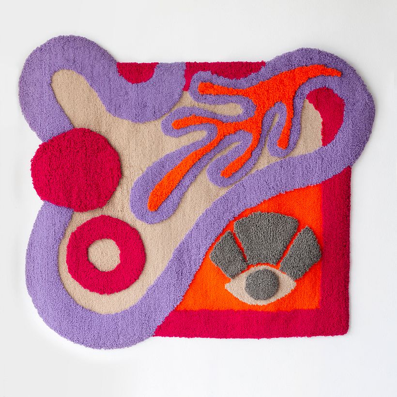 Tapeçaria Tufada 165 x 150 cm