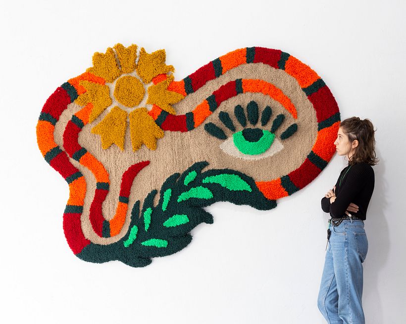 Coral - Tapete Tufting 6