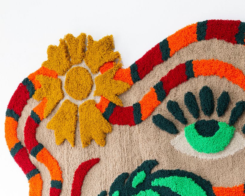 Coral - Tapete Tufting 3