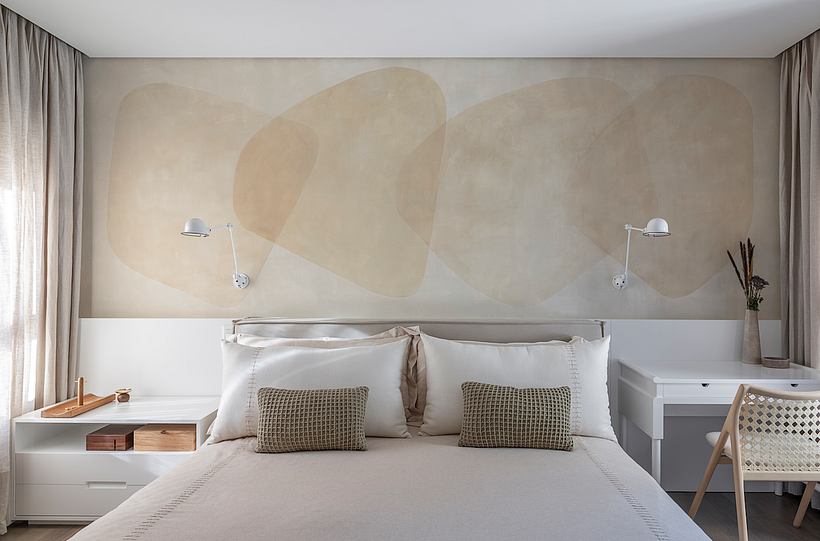 Pintura em Formas Organicas em Estuco - Residencial