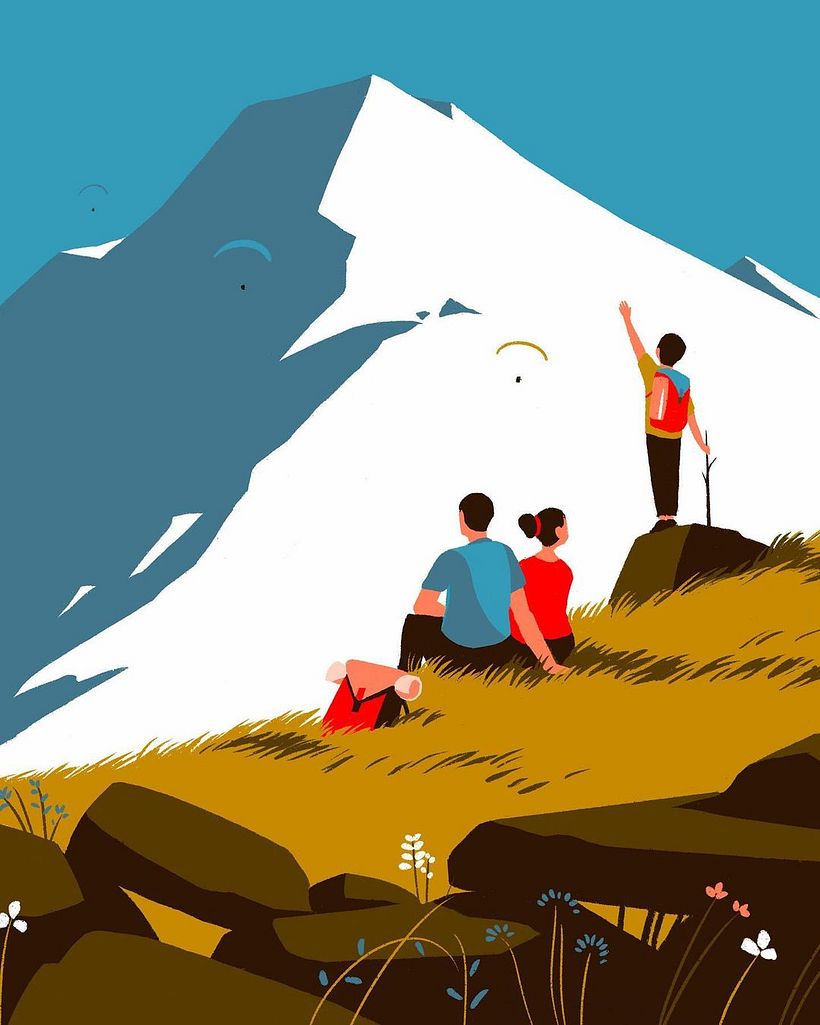Illustration for Andersen Rivista, by Tom Haugomat.