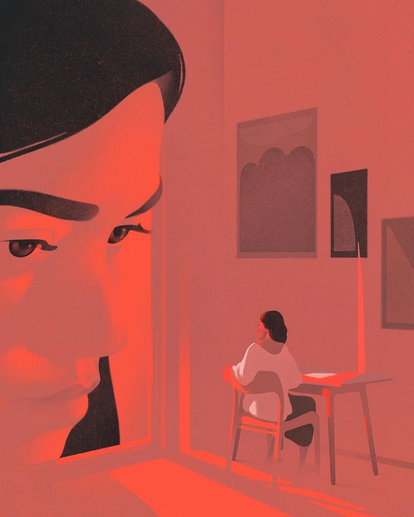 'Future Selves', by STRAUTNIEKAS for New Yorker Mag.