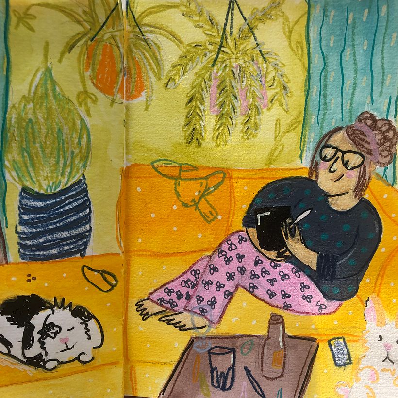My project in Exploratory Sketchbook: Find Your Drawing Style course 2