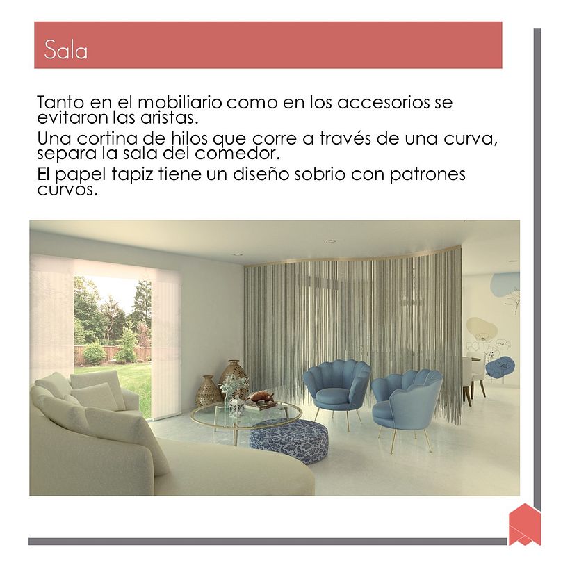 Mi Proyecto del curso: Diseño de interiores con líneas curvas  4