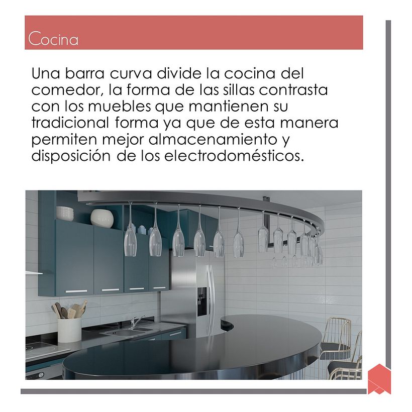 Mi Proyecto del curso: Diseño de interiores con líneas curvas  8