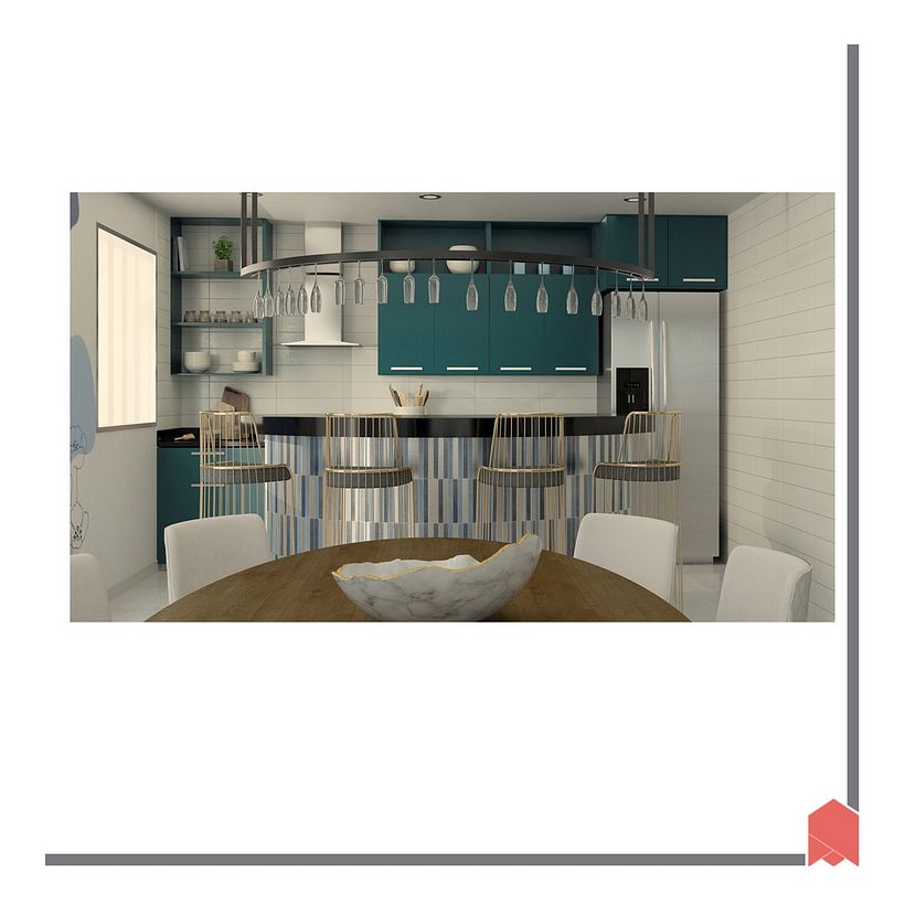 Mi Proyecto del curso: Diseño de interiores con líneas curvas  9